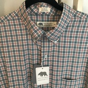 Plaid ONWARD RESERVE Performance button up shirt XL